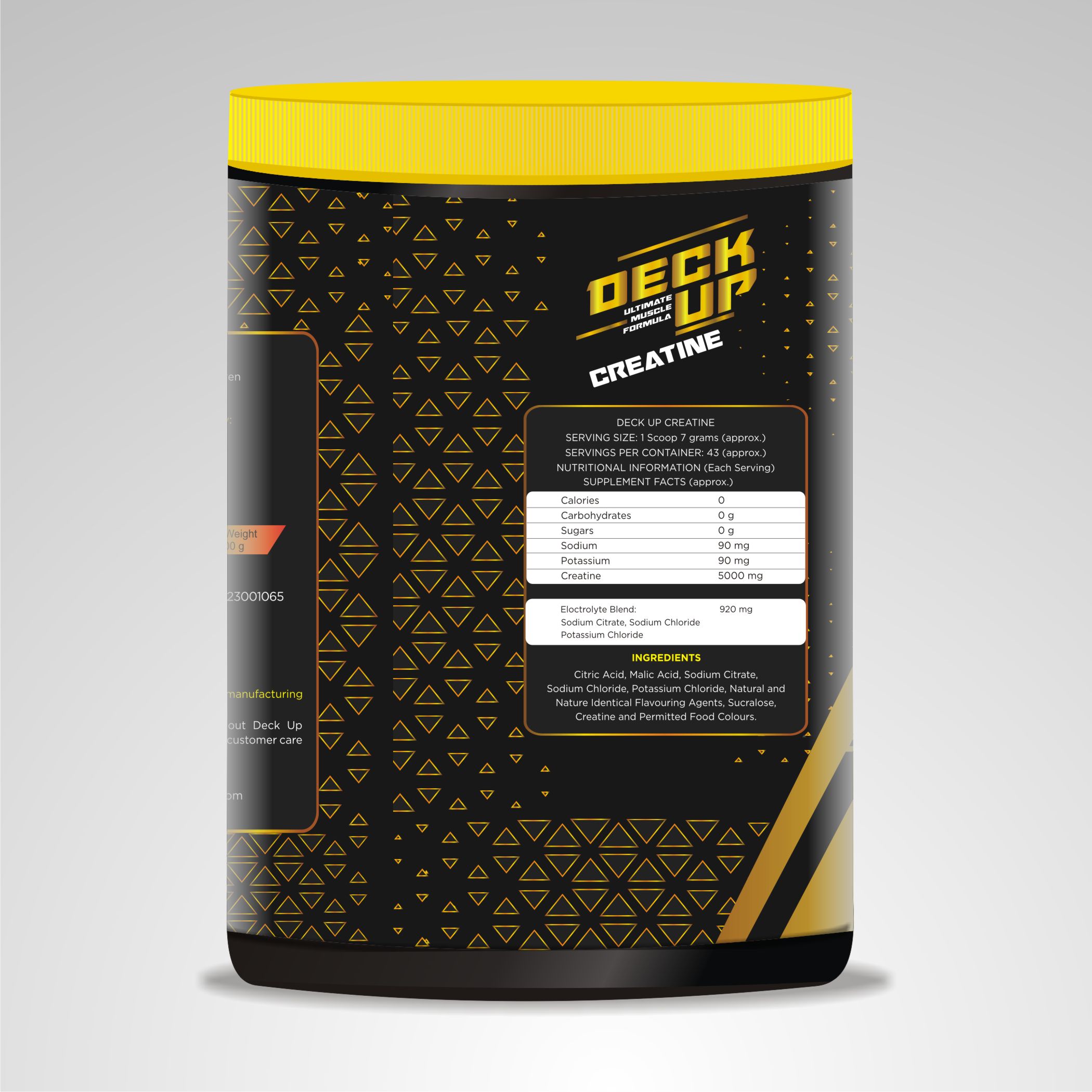 Deck Up Creatine Pineapple Back